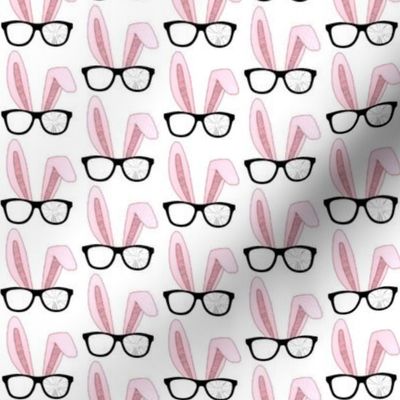 Pink Bunny Broken Glasses