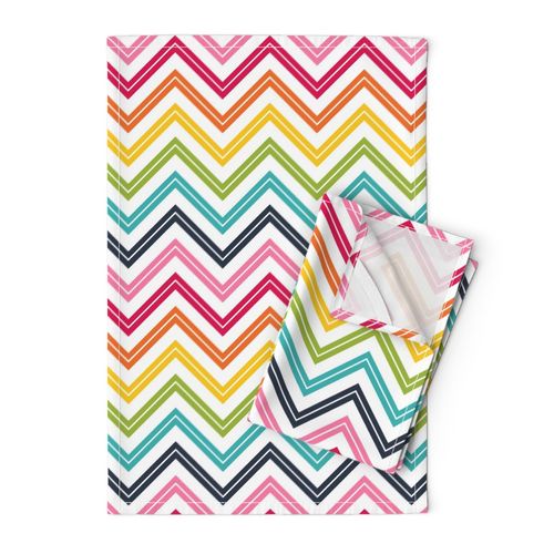 live free : love life chevron 2 LARGE rainbow