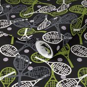 Tennis in Lime & Gray