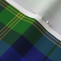 Ancient Gordon tartan, modern colors, 6"