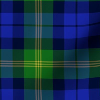 Ancient Gordon tartan, modern colors, 6"