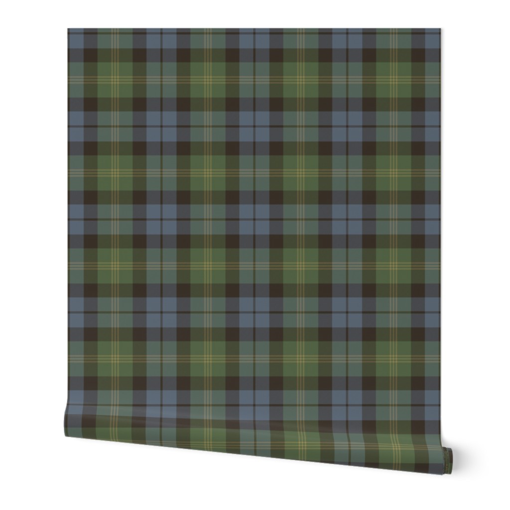 Ancient Gordon tartan, 6", traditional colors