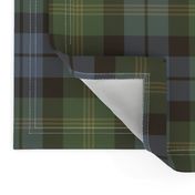 Ancient Gordon tartan, 6", traditional colors