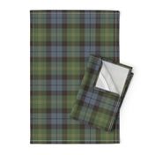 Ancient Gordon tartan, 6", traditional colors