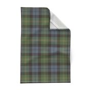 Ancient Gordon tartan, 6", traditional colors