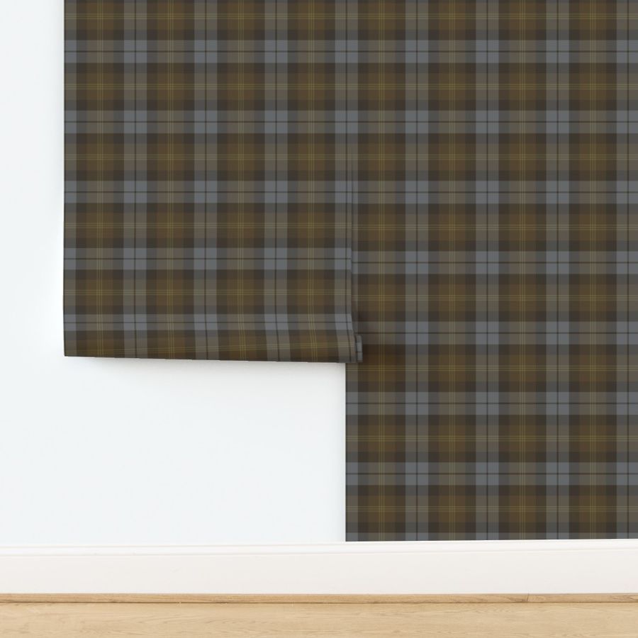 Ancient Gordon tartan, 6" weathered colors