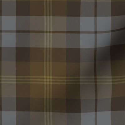 Ancient Gordon tartan, 6" weathered colors