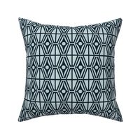 Metro Retro - Midcentury Modern Geometric Blue