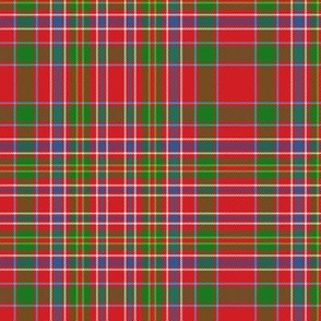 MacAlister tartan #1 from 1850, 6" modern colors