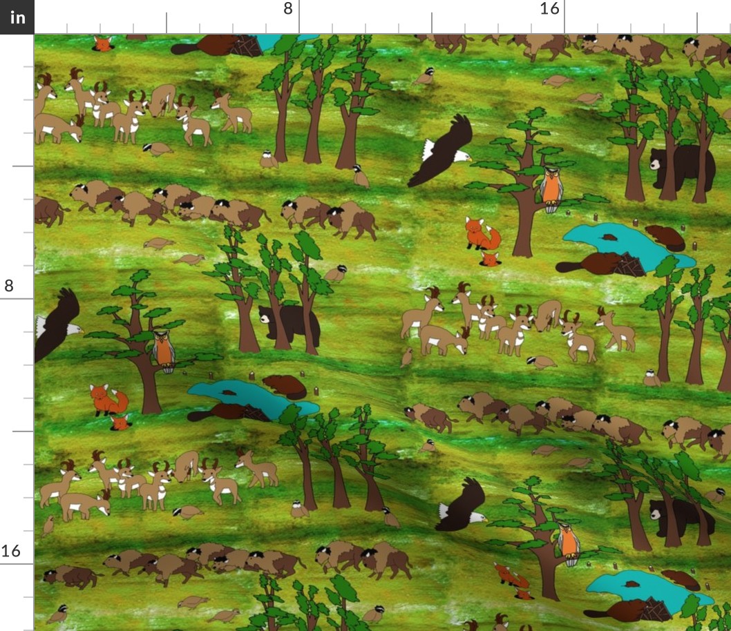 Wood Badge Critters Scenery