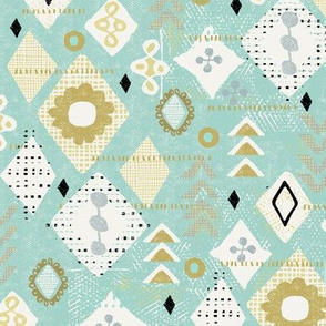 southwestern gems-dusty mint