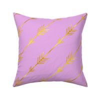 Golden Arrows on Violet