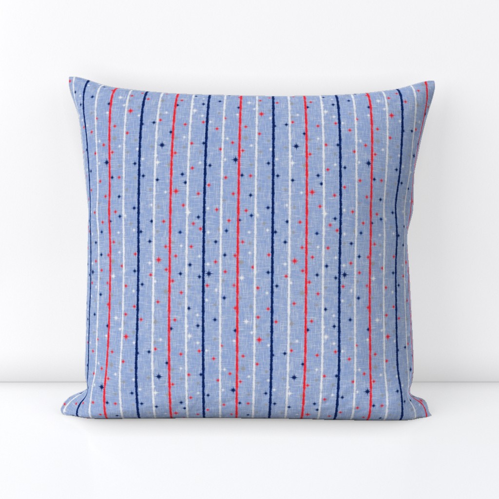 Vintage Patriotic Stripe