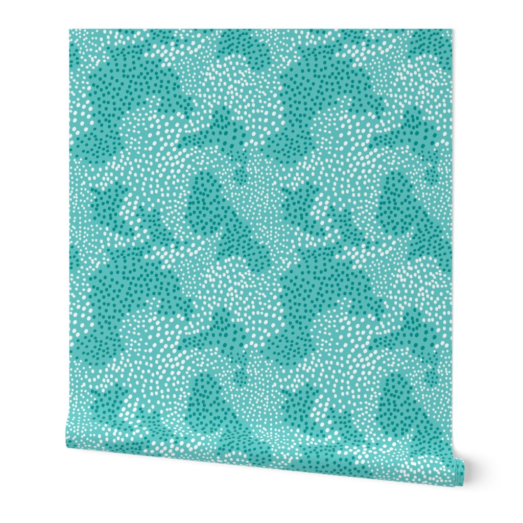 In Disguise - Geometric Dot Aqua - Spring Fling 