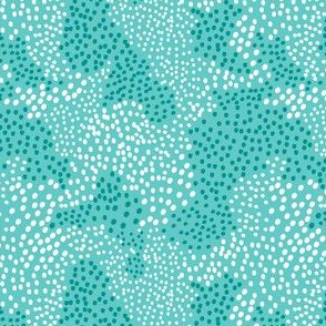 In Disguise - Geometric Dot Aqua - Spring Fling 