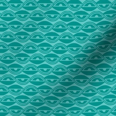 Lazy Days - Geometric Spring Fling Aqua