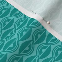 Lazy Days - Geometric Spring Fling Aqua