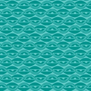 Lazy Days - Geometric Spring Fling Aqua