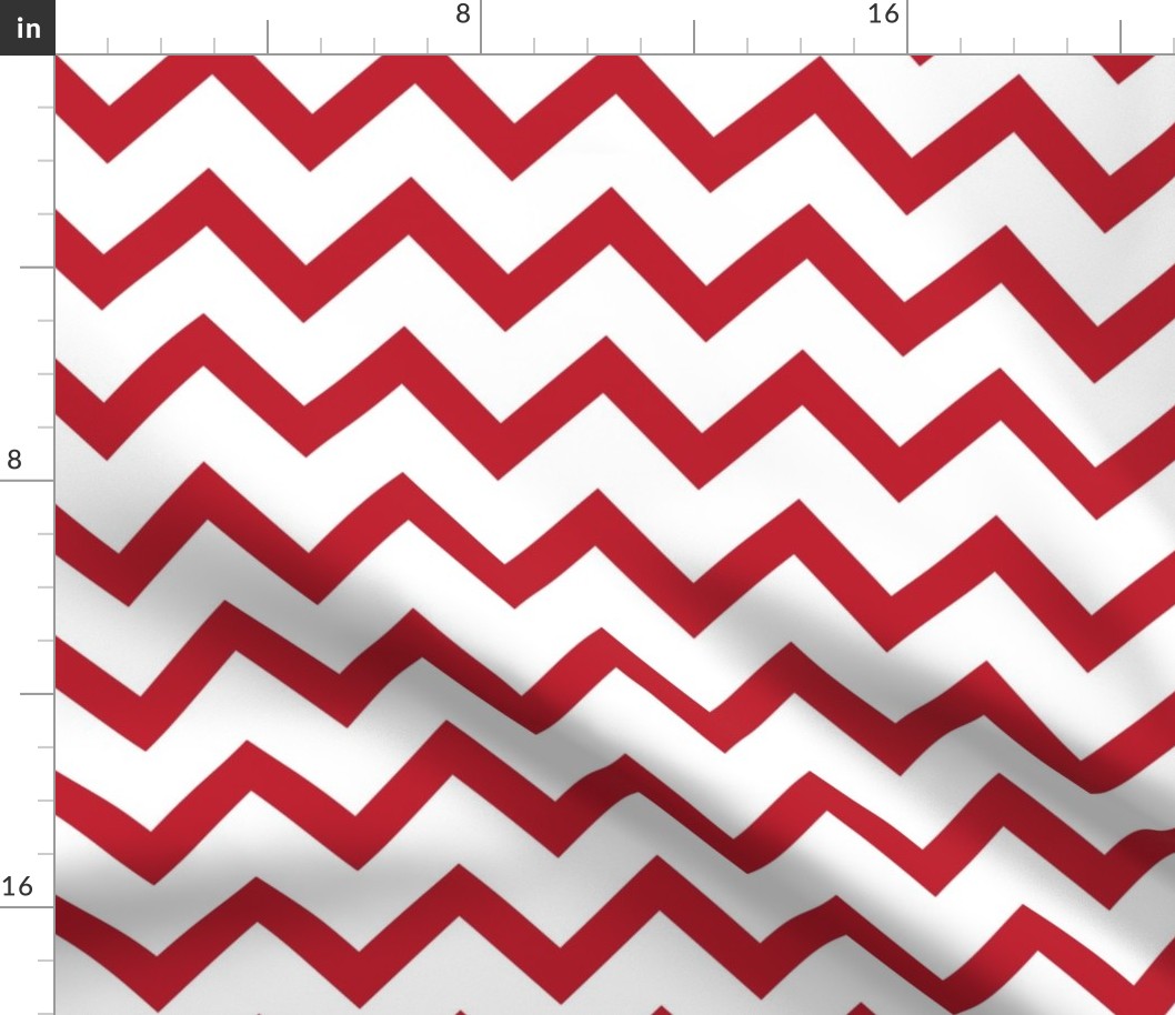 chevron red LG - christmas wish collection