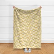 Bee Charmer - Crochet Lace Golden Yellow Large Scale