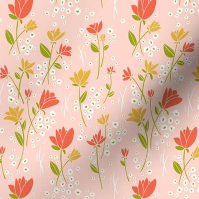 Skylark - Floral Pink 