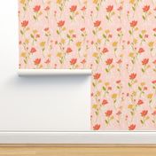 Skylark - Floral Pink 