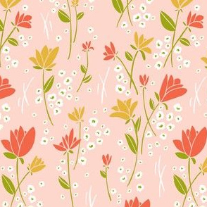 Skylark - Floral Pink 