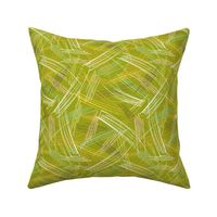 Southern Breeze - Geometric Moss Green