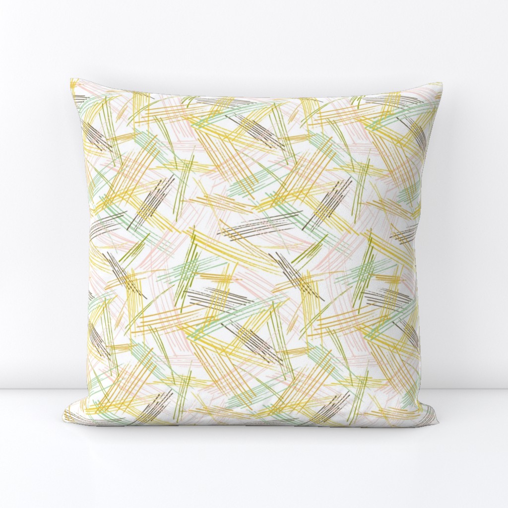 Southern Breeze - Geometric Lines White 