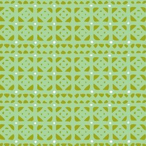 Veranda - Geometric Green