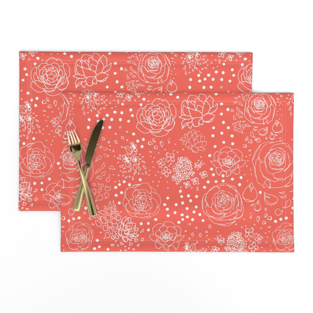 Poppy Red Floral