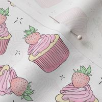 Sweet Strawberry Cupcakes