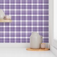 Purple and White Plaid