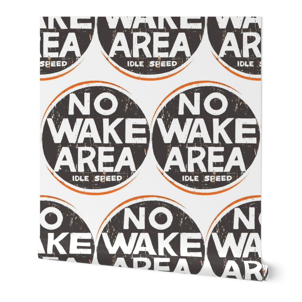 No Wake Area 