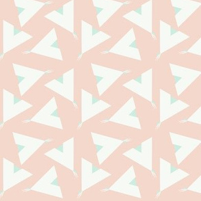 Teepee 5: coral, white and mint