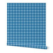 dots royal blue and white