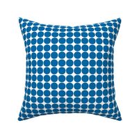 dots royal blue and white