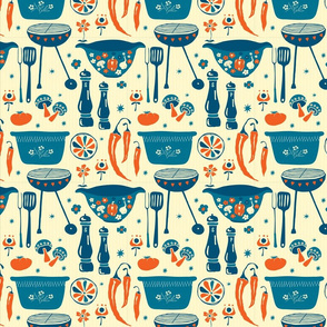 Retro Kitchen Print