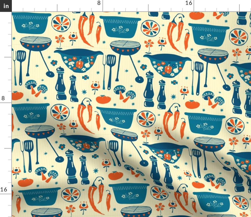 Retro Kitchen Print