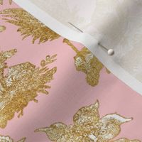 Chinoiserie Toile ~ Gilt on Dauphine 