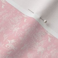 The Grand Hunt Toile ~ Dauphine and White 