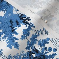 Chinoiserie Palace ~ Lonely Angel Blue and White 