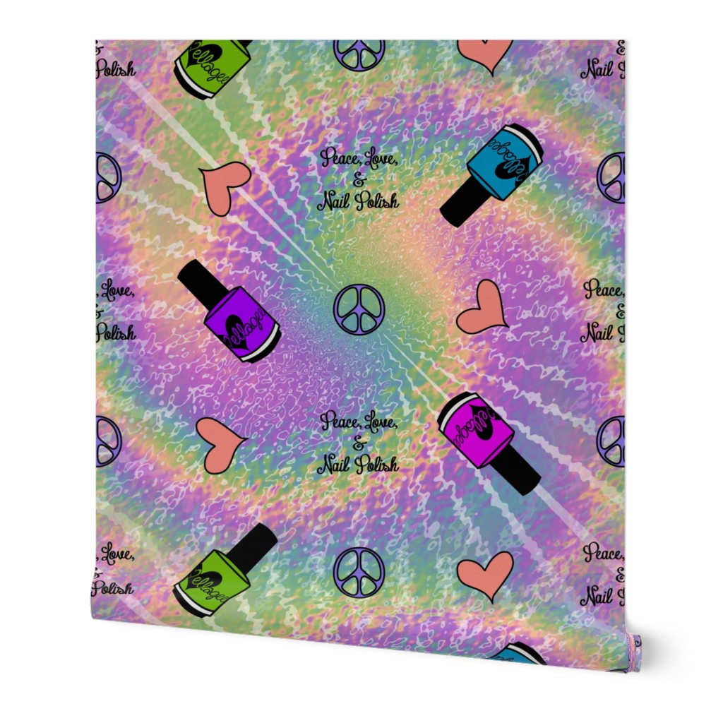 Peace, Love, & Nail Polish with ellagee logo