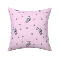 KiniArt Greyhounds Dots & Flowers