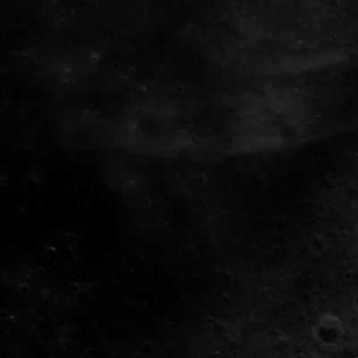 Fresh Crater on the Moon - horizontal