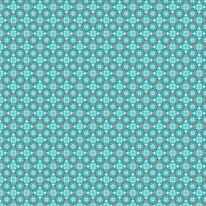 Moroccan garden blue small