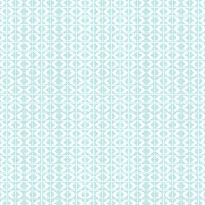 Aunty Bella's Southwest Chevron Darts - Baby Blue and White