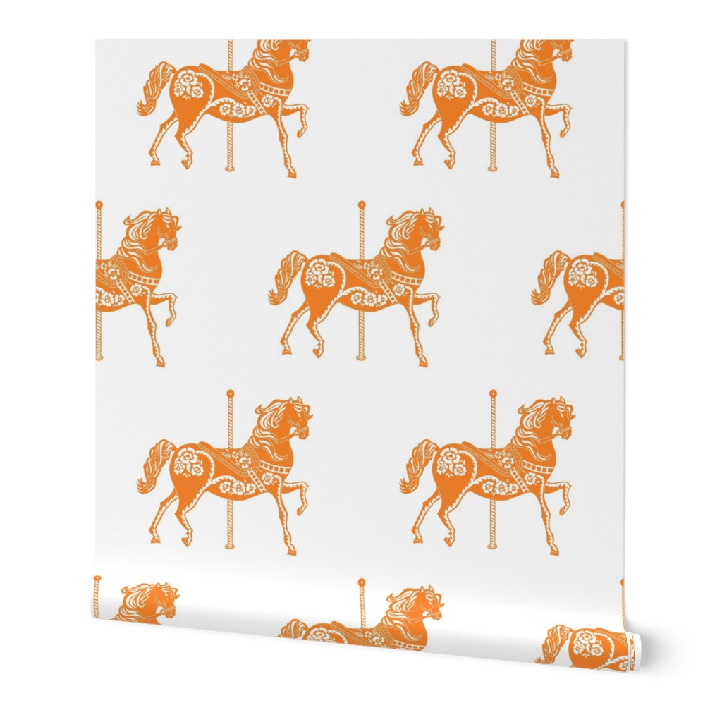 Carousel Horse in Outstanding Orange-ch