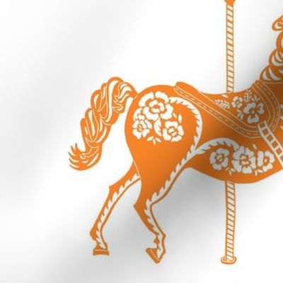 Carousel Horse in Outstanding Orange-ch