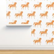 Carousel Horse in Outstanding Orange-ch